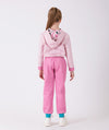 sweatsuit with a pink hoodie and sweatpants