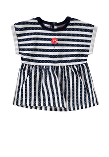  Marine Stripes Baby Dress