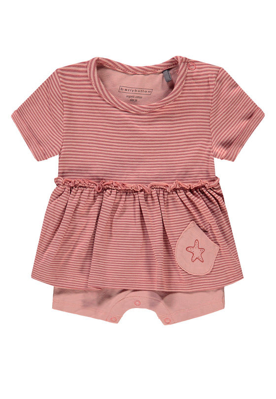 Striped Baby Girl Onesie | 12-18 months