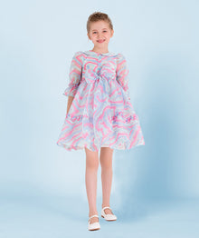  Colorful Organza Dress