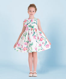  Floral Ruffles Dress