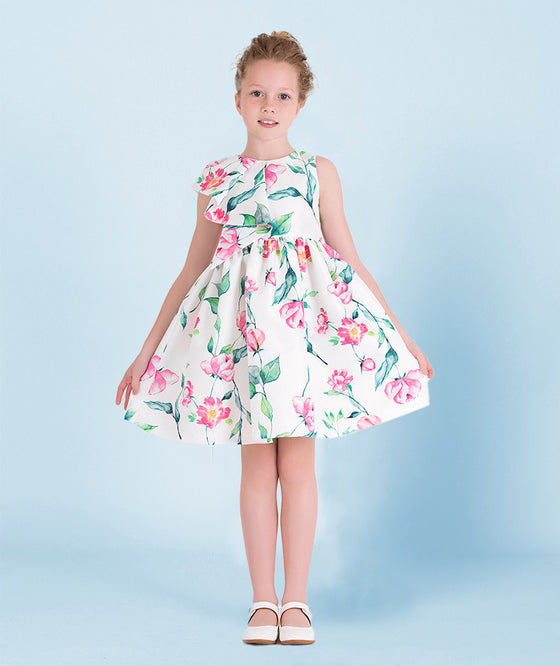 Floral Ruffles Dress