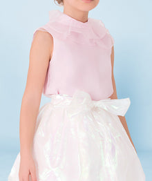  Pink Organza Blouse