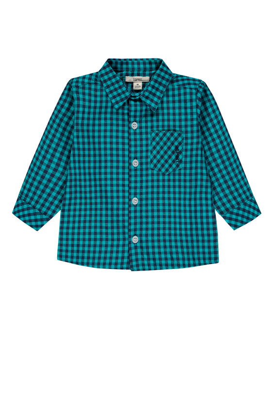 Checked Green Shirt