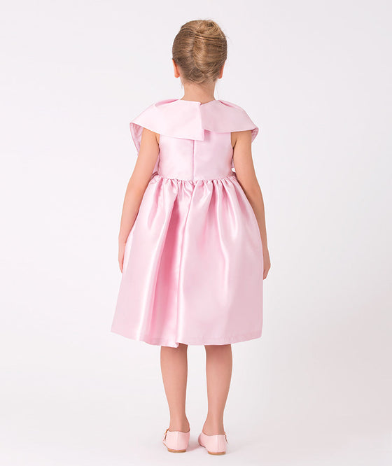 elegant baby pink dress