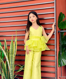  green chic jumpsuit for kids