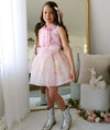 pink pastel spring outfits for kids