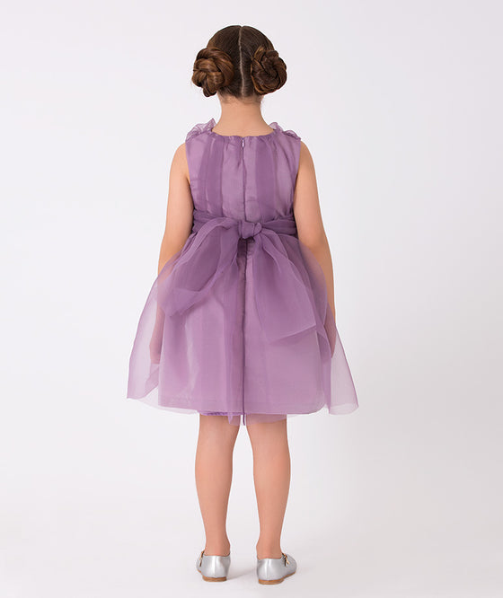 Lilac Chiffon Dress