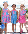 blue and pink summer outfits for kids